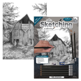 Royal & Langnickel sada na skicovanie s motívom - Stará stodola na vidieku
