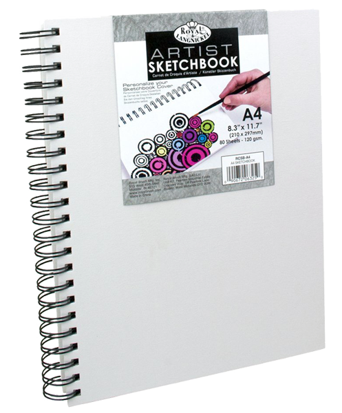 Royal & Langnickel Canvas sketch book - A4, 80 listov