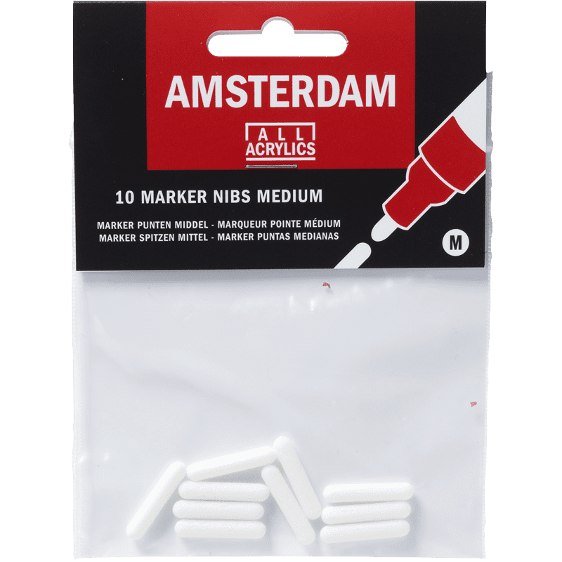 AMSTERDAM Marker - náhradný hrot 4 mm 10 ks