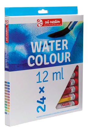 Akvarelové farby Talens ArtCreation - sada 24 x 12 ml