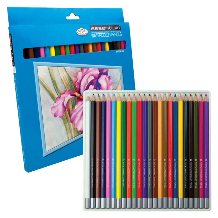 Akvarelové ceruzky Royal & Langnickel - sada 24 ks
