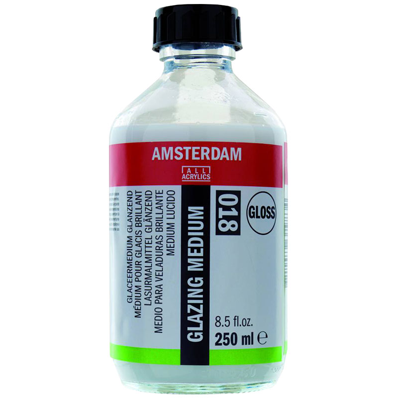 Amsterdam sklenené médium pre akryl lesklé 018 - 250 ml