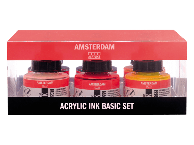 Amsterdam Akrylový Atramentový set - 6 x 30 ml