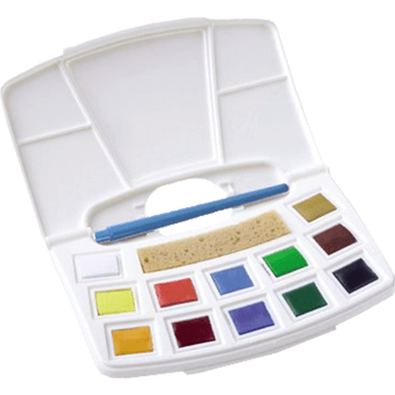 Akvarelové farby Talens ArtCreation - Pocket box 12 kalíškov