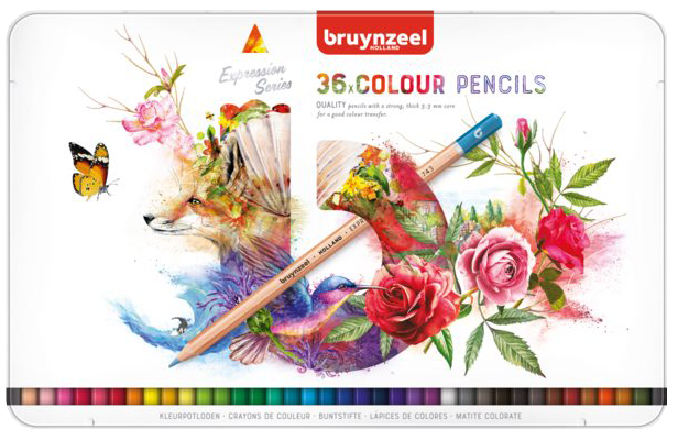 Sada farebných ceruziek Bruynzeel Expression - sada 36ks