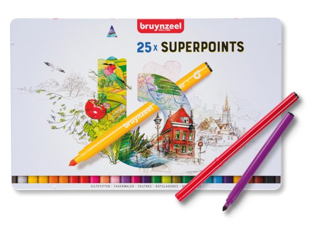 Fixy Bruynzeel Superpoints - sada 25ks