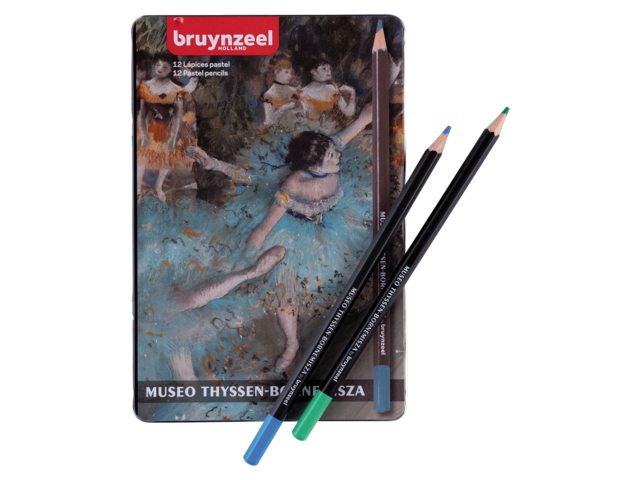 Pastelové ceruzky Bruynzeel Thyssen-Bornemisza National Museum - sada 12ks