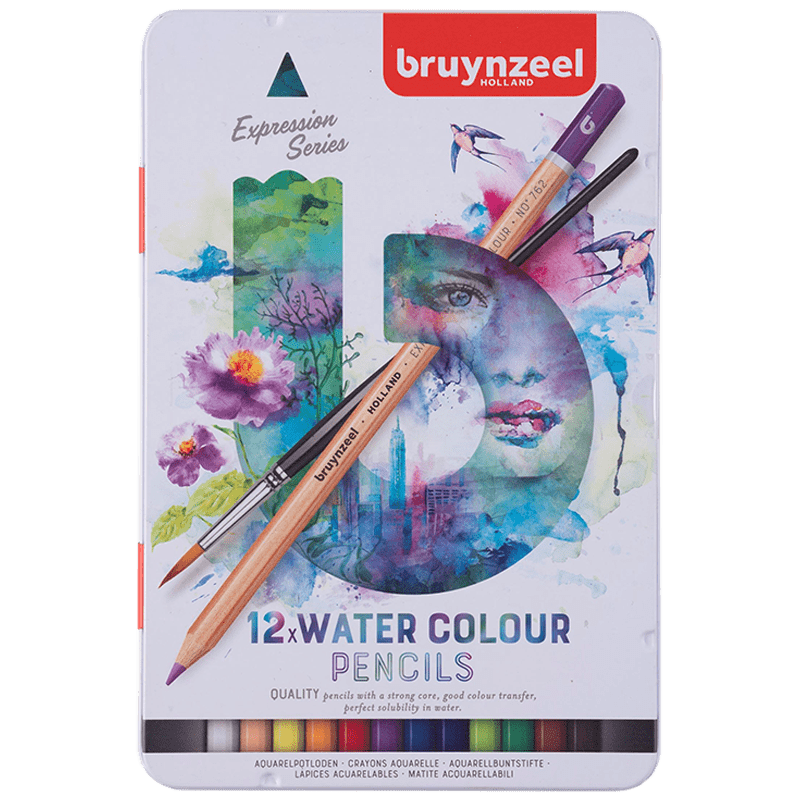 Sada akvarelových ceruziek Bruynzeel Expression - 12ks