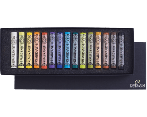Suchý pastel REMBRANDT - sada 15 pastelov, základné odtiene