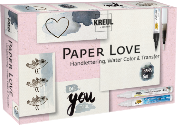 KREUL Sada Paper Love pre handlettering 6 ks