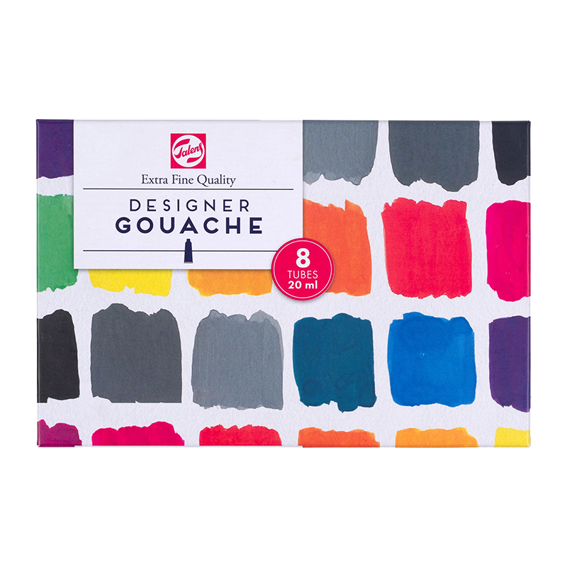 Talens Gouache Extra Fine sada 8x20 ml tuby