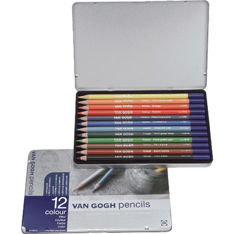 Farebné ceruzky Van Gogh - sada 12 ks
