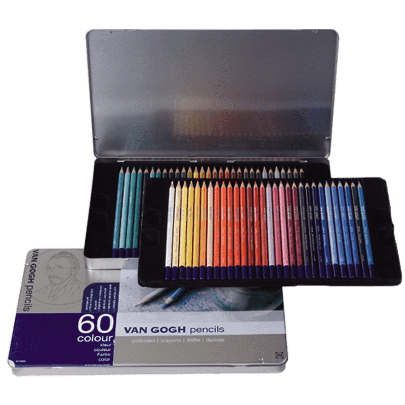 Farebné ceruzky Van Gogh -  sada 60 ks