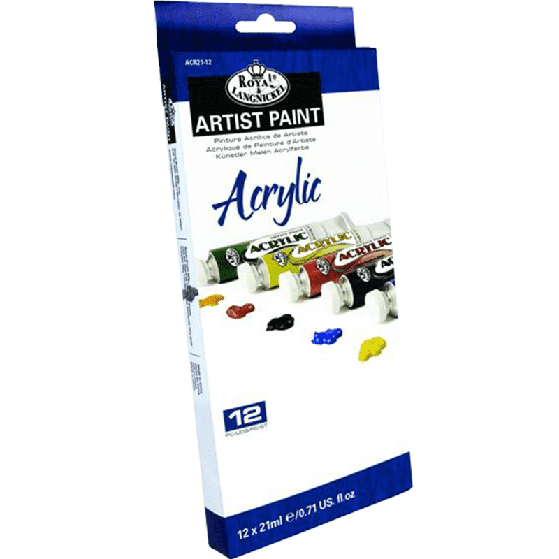 Set akrylových farieb Royal & Langnickel - 12 x 21 ml