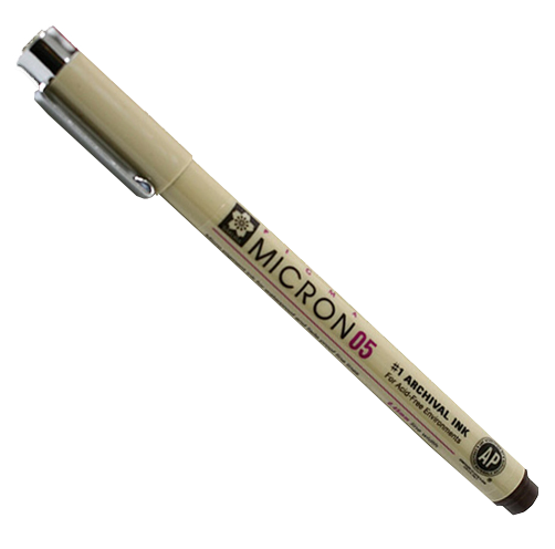Technické pero SAKURA Pigma Micron® Sepia - vyber veľkosť hrotu
