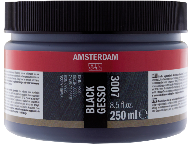 Amsterdam Čierne Gesso 3007 - 250 ml