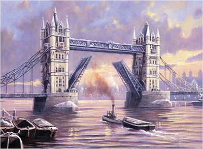 Maľovanie podľa čísiel - Tower bridge