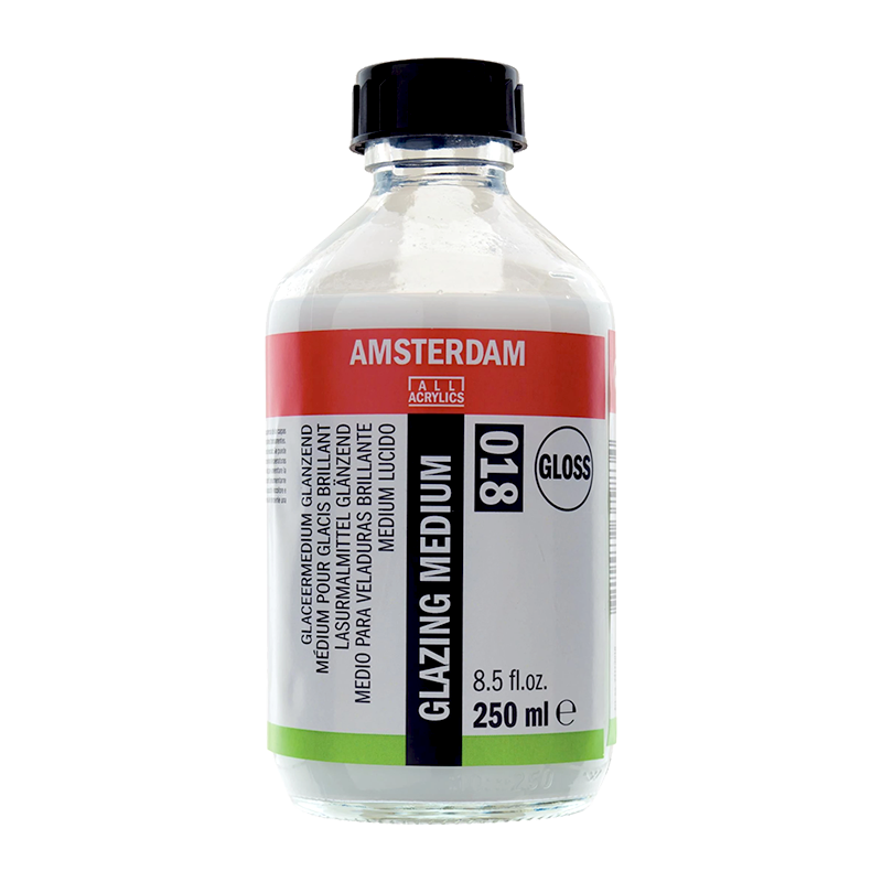 Amsterdam sklenené médium pre akryl lesklé 018 - 250 ml