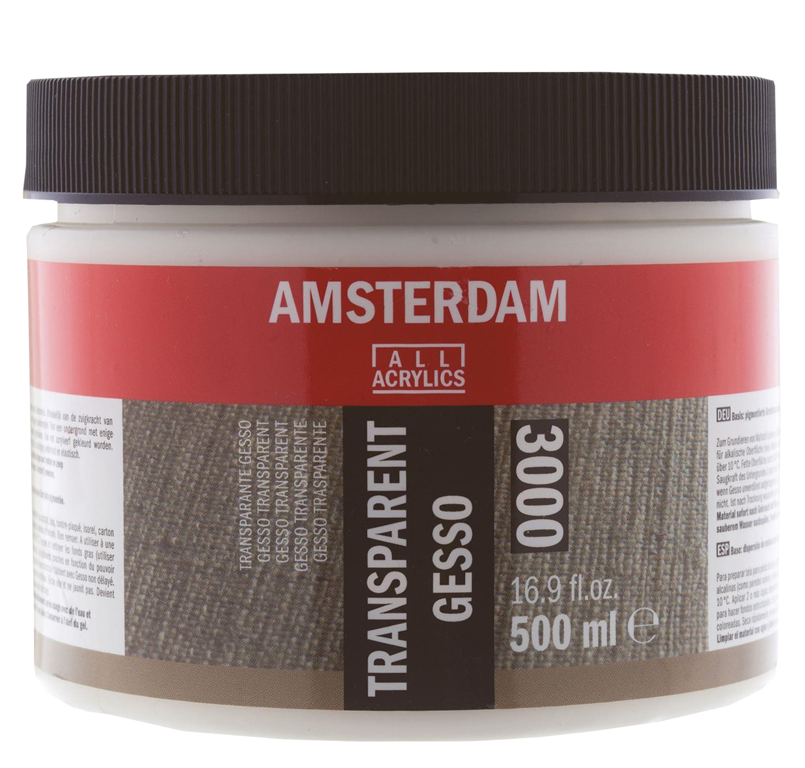 Amsterdam transparentné Gesso 3000 - 500 ml
