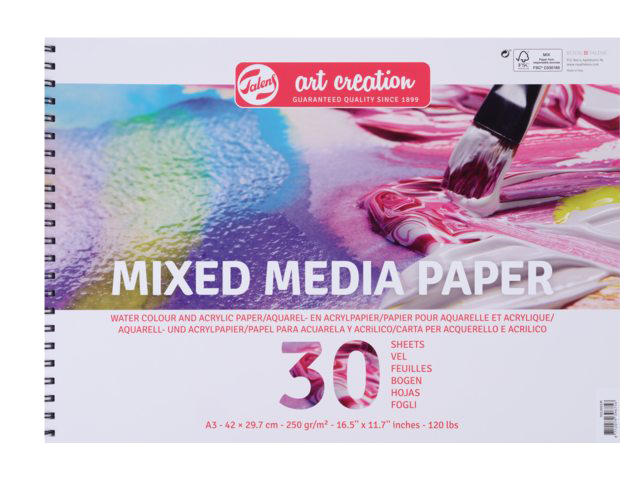 Blok Art Creation Mixed Media A3, 250g, 30 listov