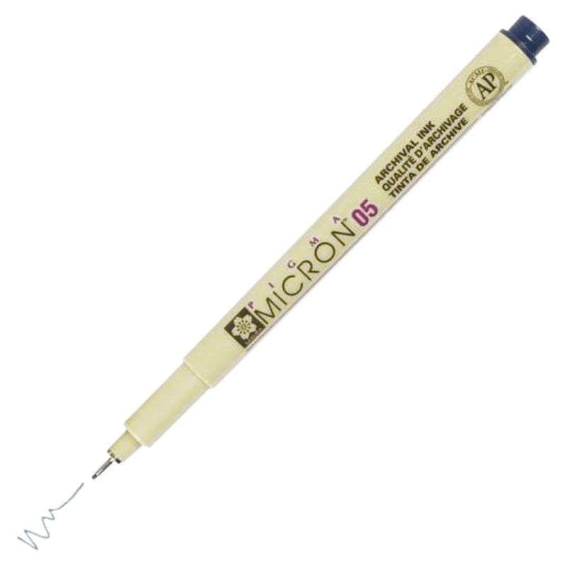Technické pero SAKURA Pigma Micron® Blue Black- vyber veľkosť hrotu