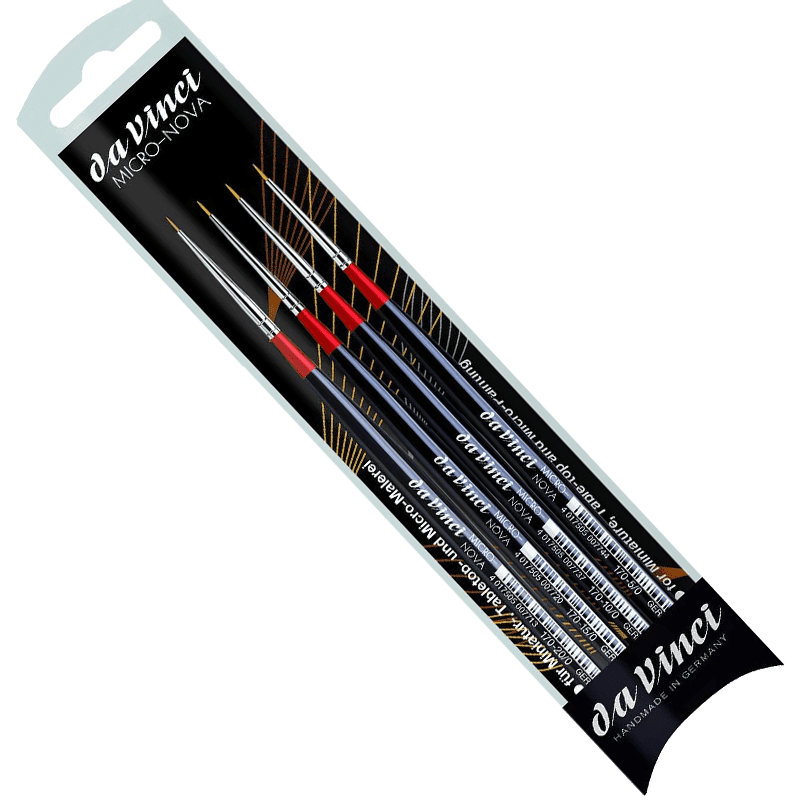 daVinci MICRO-NOVA sada štetcov na detaily - séria 4270