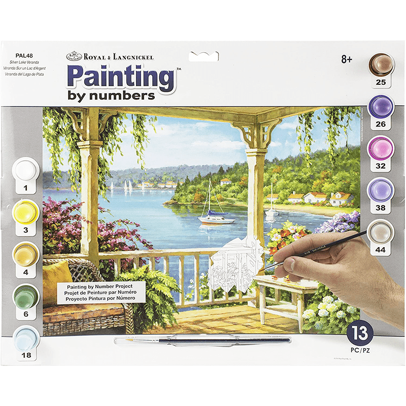 Maľovanie podľa čísiel - Strieborné jazero Veran