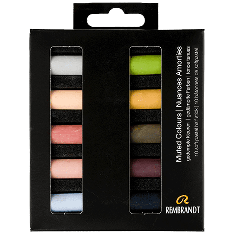 Suchý pastel REMBRANDT - Muted Colours - sada 10 pol.pastelov