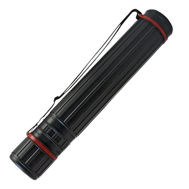 Leniar čierny plastový tubus 60-100 cm/8cm