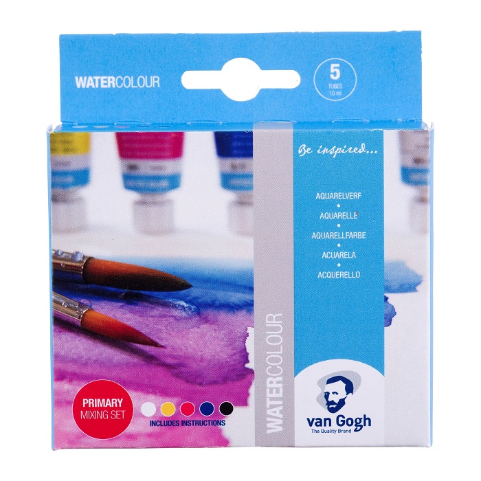 Sada Akvarelových farieb Van Gogh PRIMARY - sada 5x10 ml tuby