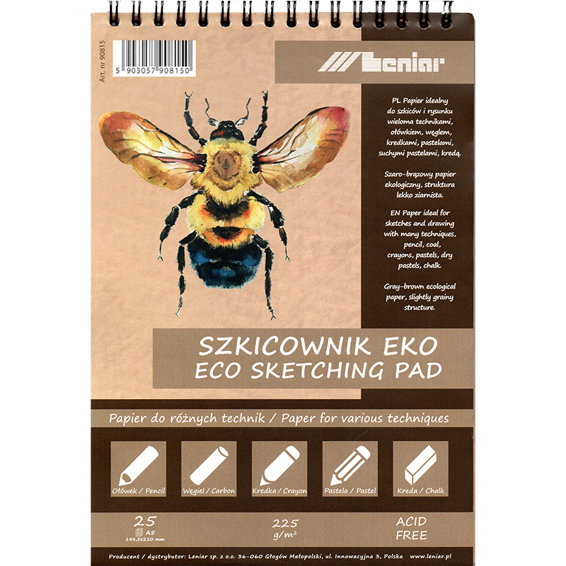 Blok papierov Leniar Včela - rôzne formáty