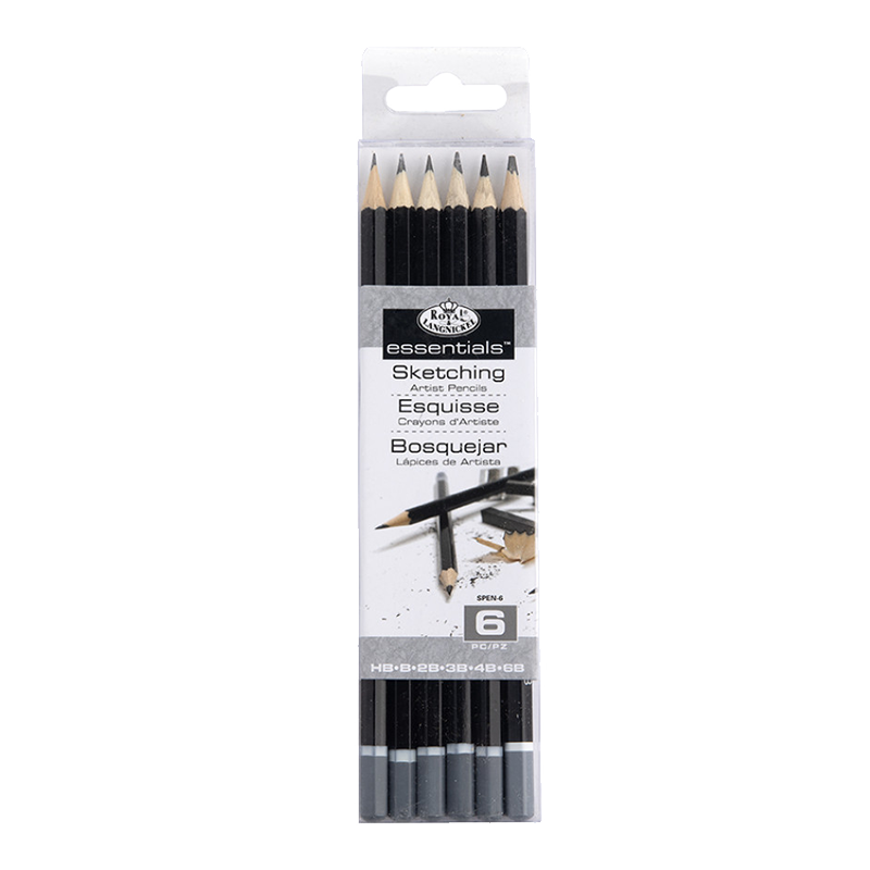 Royal Langnickel Essentials skicovacie ceruzky 6ks