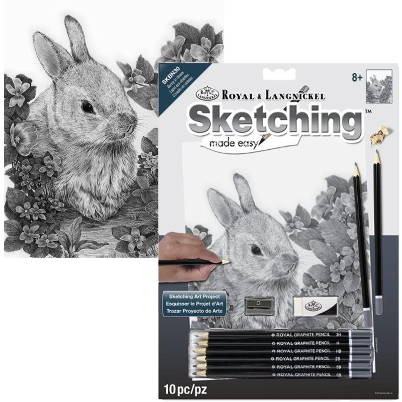 Royal & Langnickel sada na skicovanie s motívom - Zajac