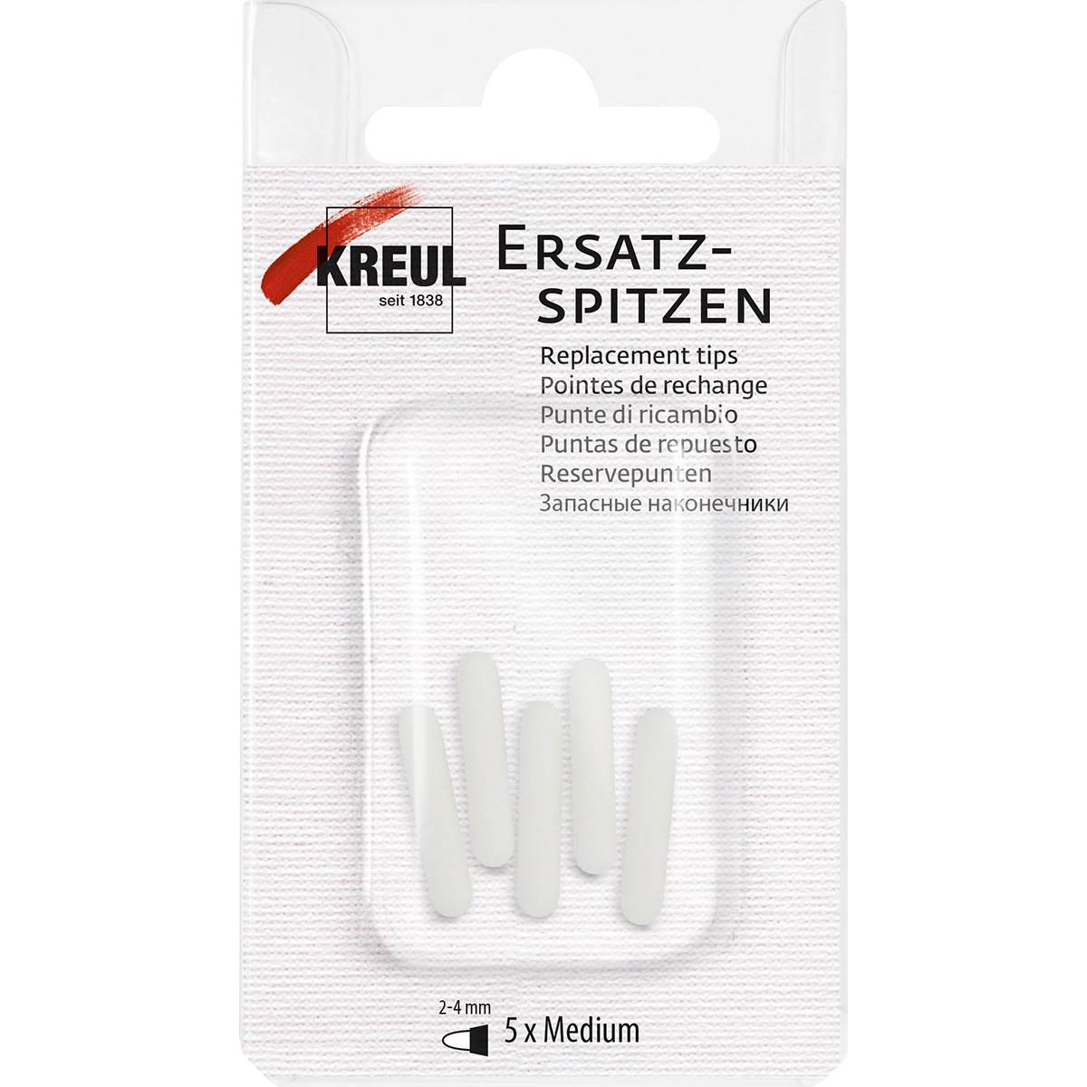 KREUL náhradné hroty medium 2-4 mm