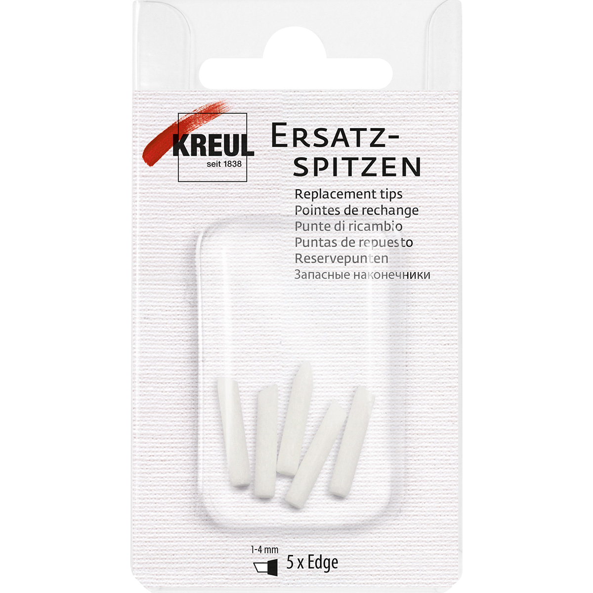 KREUL náhradné hroty edge 1-4 mm