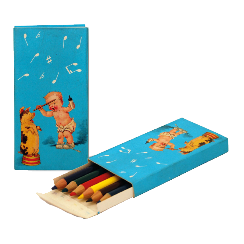 ArtGraf Vintage farebné ceruzky PIGGY - 6ks