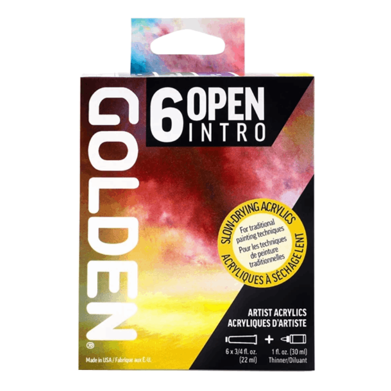 GOLDEN Akrylová sada Open Intro Set - 6 x 22 ml