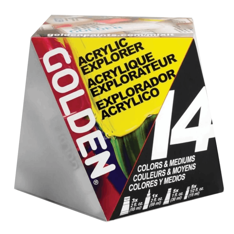 GOLDEN  Acrylic Explorer set - 14 ks