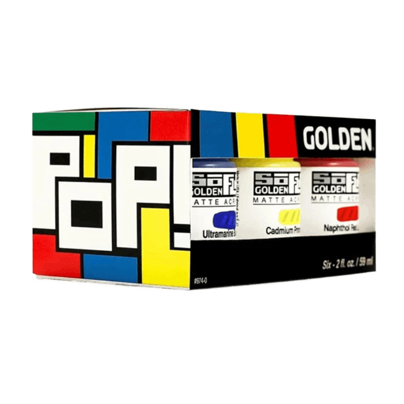 GOLDEN SoFlat Matte Pop set - 6 ks
