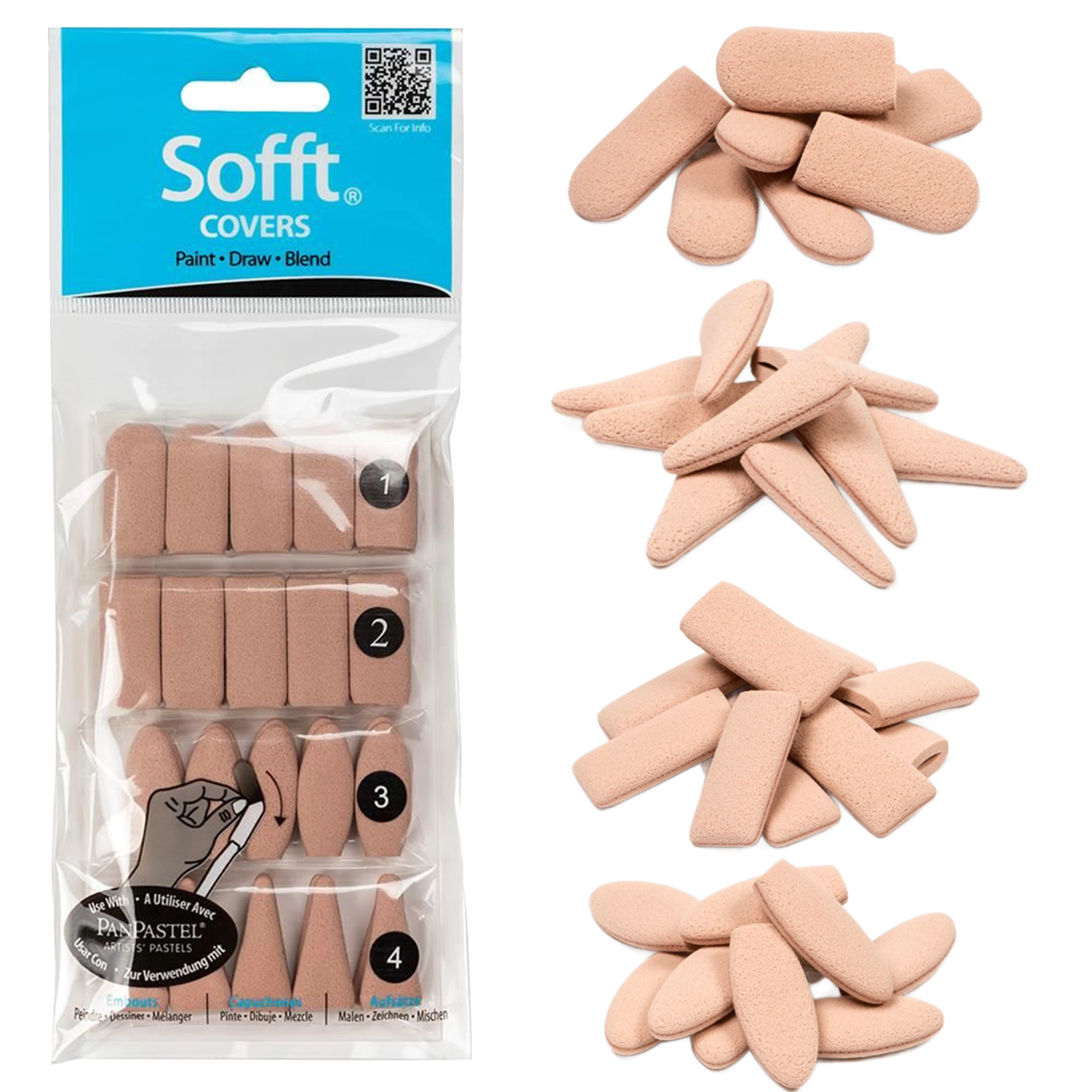 PanPastel Sada návlekov pre špachtle 40 ks 