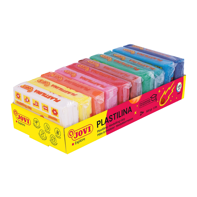 JOVI plastelína sada 10x50g