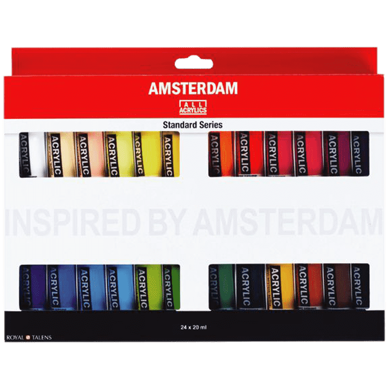 Akrylové farby Amsterdam - sada 24 x 20ml