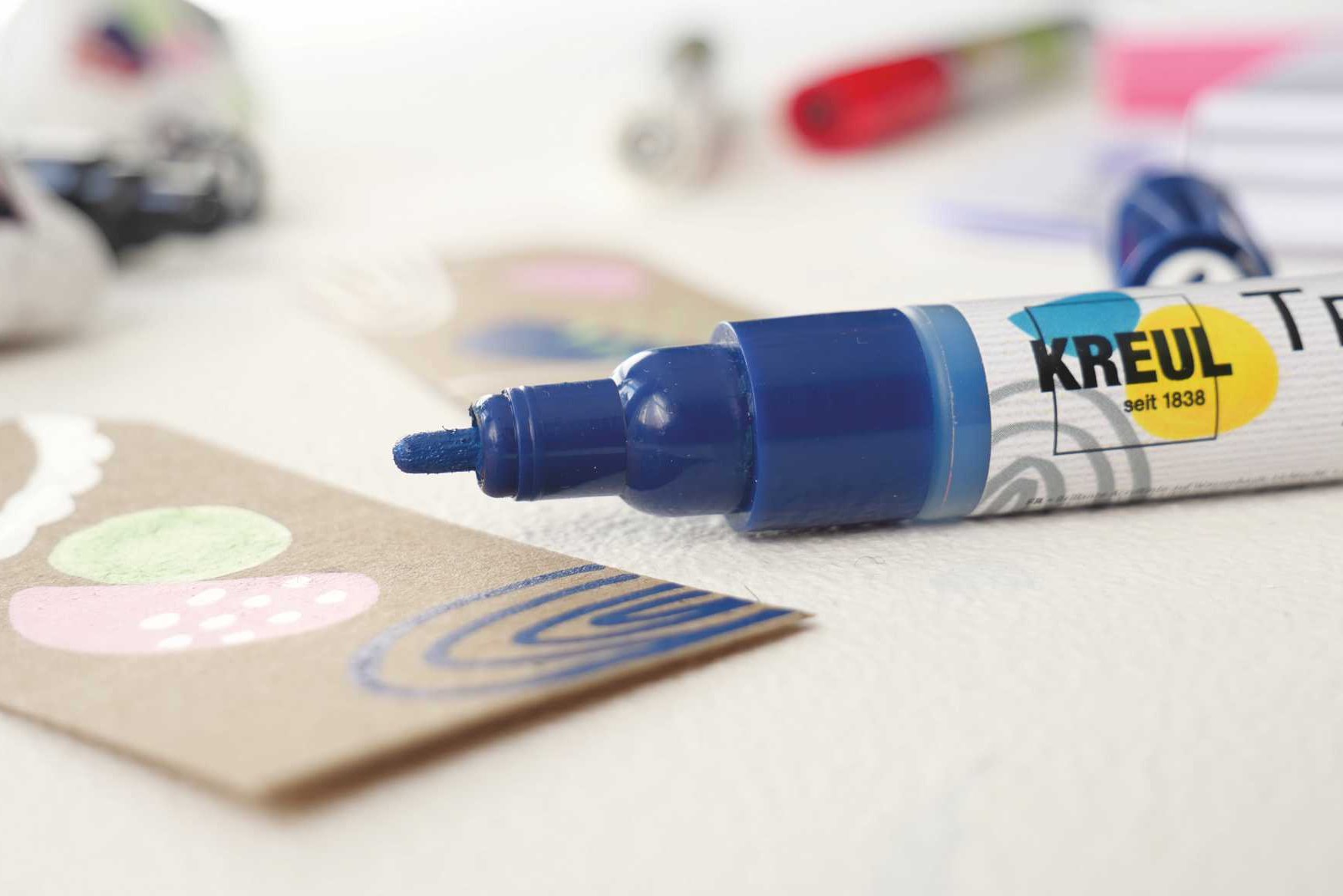 KREUL Sada akrylových markerov Triton medium 6 ks